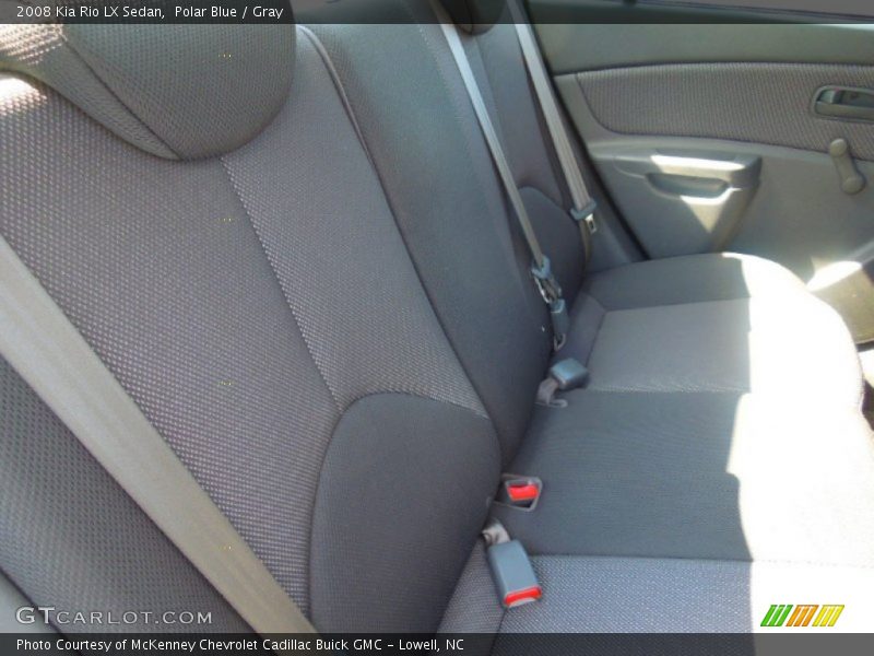 Polar Blue / Gray 2008 Kia Rio LX Sedan