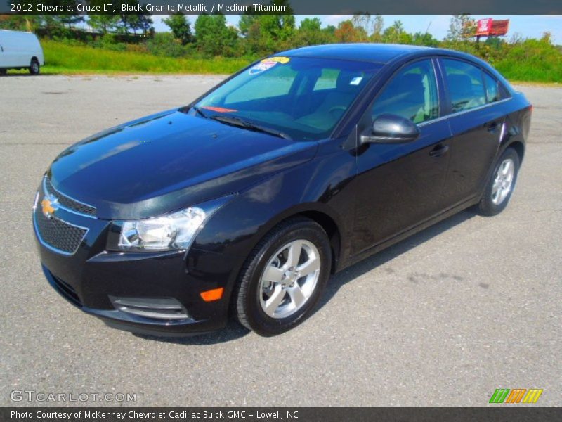 Black Granite Metallic / Medium Titanium 2012 Chevrolet Cruze LT