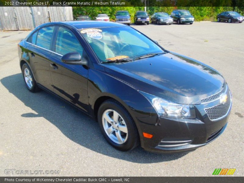 Black Granite Metallic / Medium Titanium 2012 Chevrolet Cruze LT