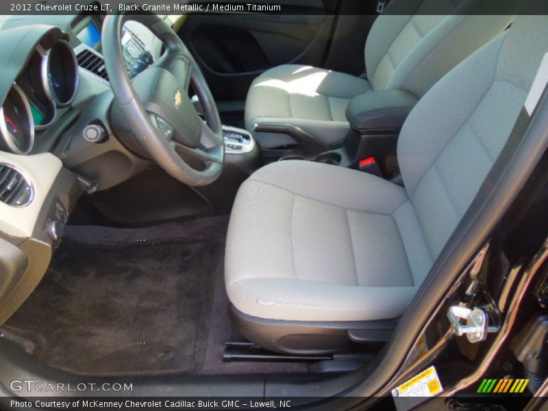 Black Granite Metallic / Medium Titanium 2012 Chevrolet Cruze LT