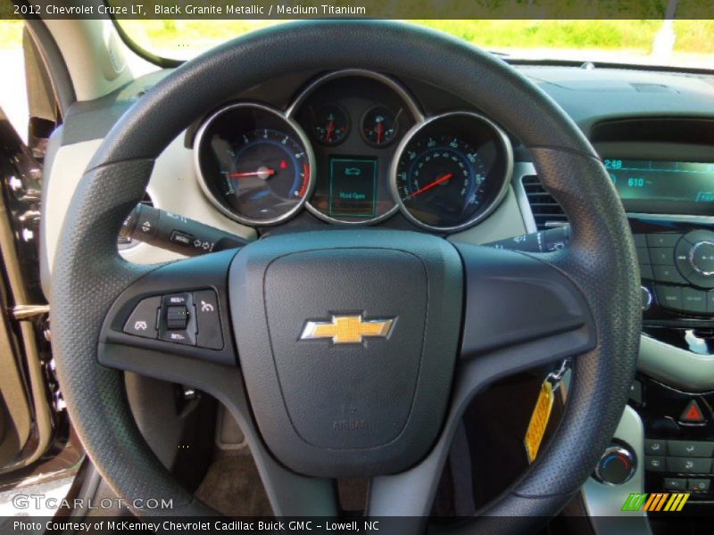 Black Granite Metallic / Medium Titanium 2012 Chevrolet Cruze LT