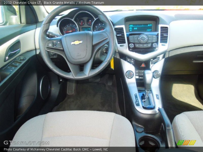 Black Granite Metallic / Medium Titanium 2012 Chevrolet Cruze LT