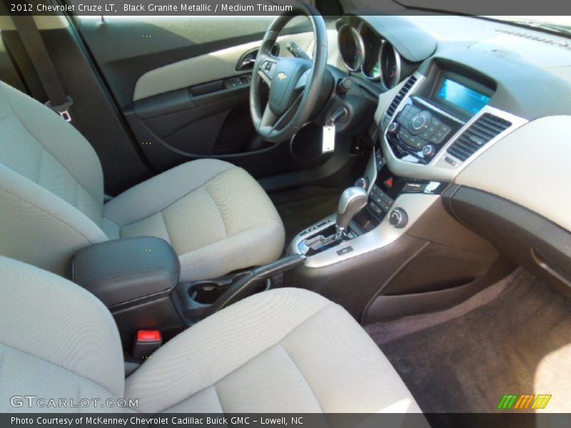 Black Granite Metallic / Medium Titanium 2012 Chevrolet Cruze LT