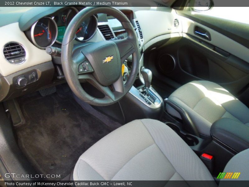 Black Granite Metallic / Medium Titanium 2012 Chevrolet Cruze LT
