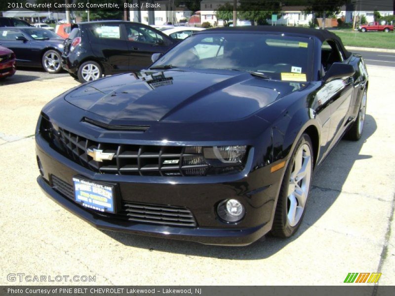 Black / Black 2011 Chevrolet Camaro SS Convertible