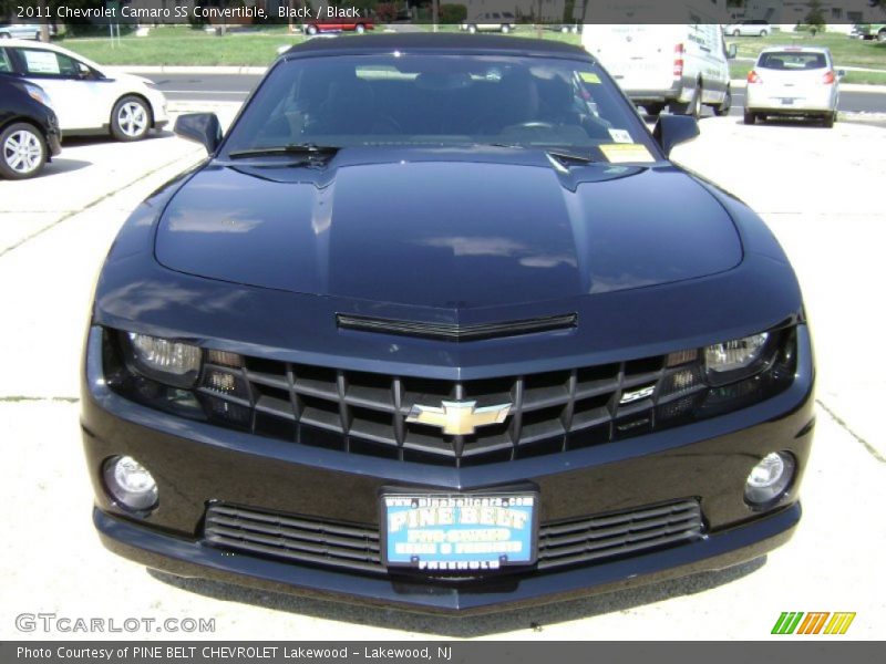 Black / Black 2011 Chevrolet Camaro SS Convertible