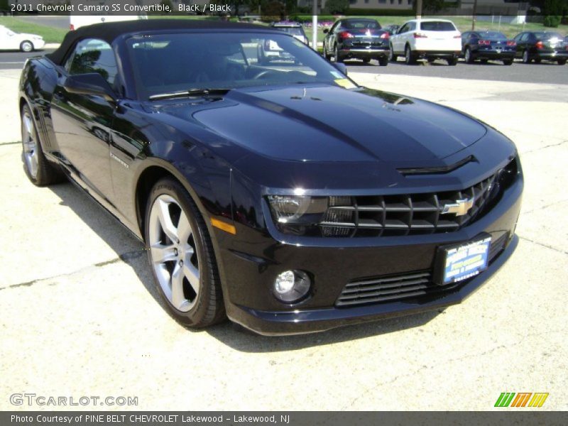 Black / Black 2011 Chevrolet Camaro SS Convertible