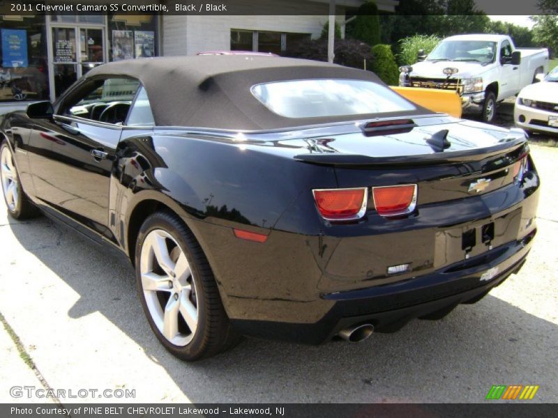 Black / Black 2011 Chevrolet Camaro SS Convertible