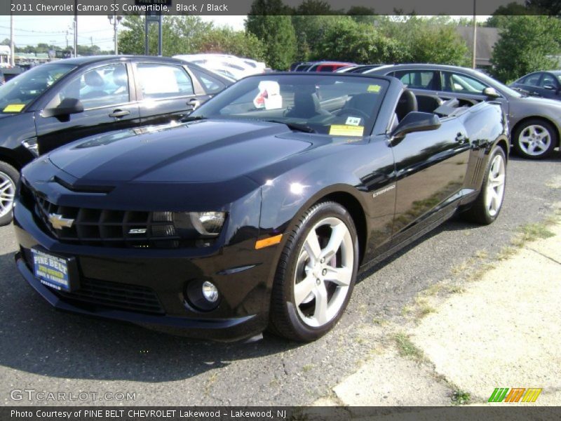 Black / Black 2011 Chevrolet Camaro SS Convertible