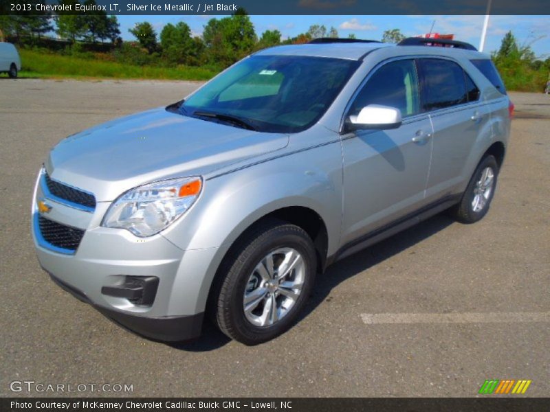 Silver Ice Metallic / Jet Black 2013 Chevrolet Equinox LT