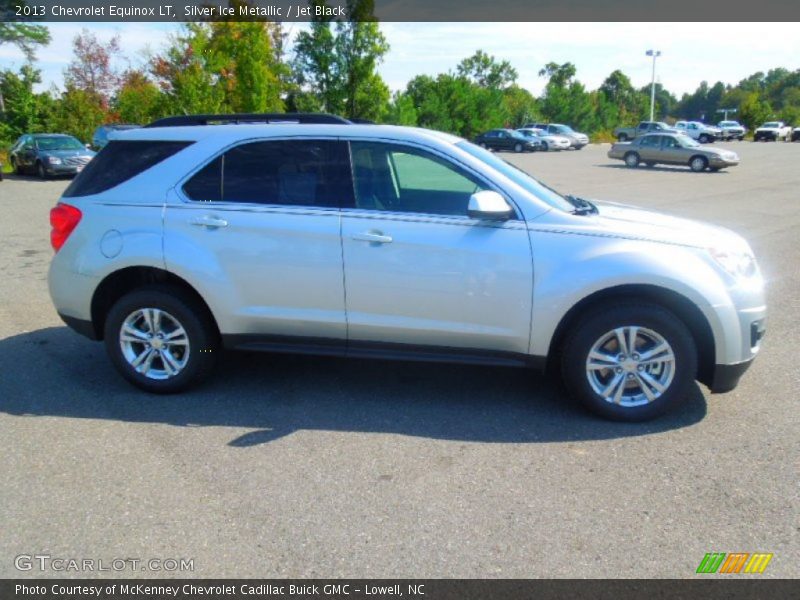 Silver Ice Metallic / Jet Black 2013 Chevrolet Equinox LT