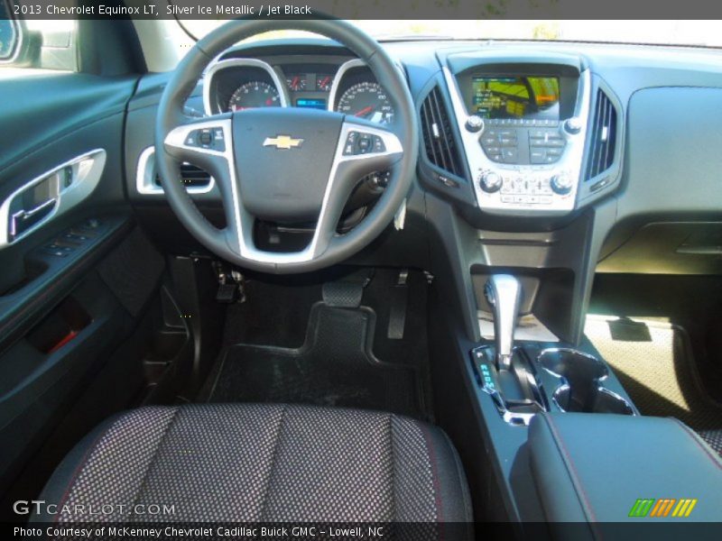 Silver Ice Metallic / Jet Black 2013 Chevrolet Equinox LT