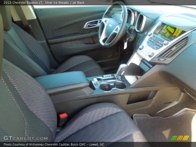 Silver Ice Metallic / Jet Black 2013 Chevrolet Equinox LT