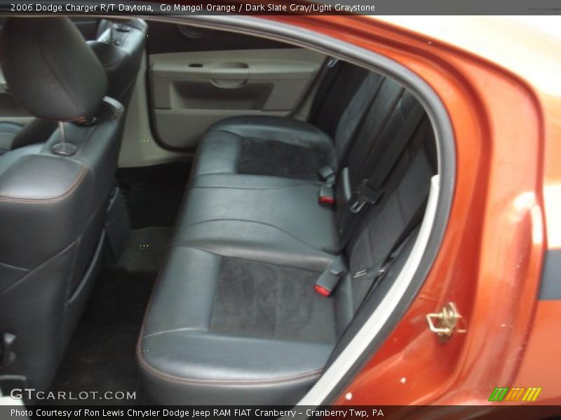 Go Mango! Orange / Dark Slate Gray/Light Graystone 2006 Dodge Charger R/T Daytona