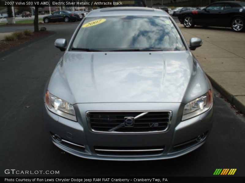 Electric Silver Metallic / Anthracite Black 2007 Volvo S80 V8 AWD