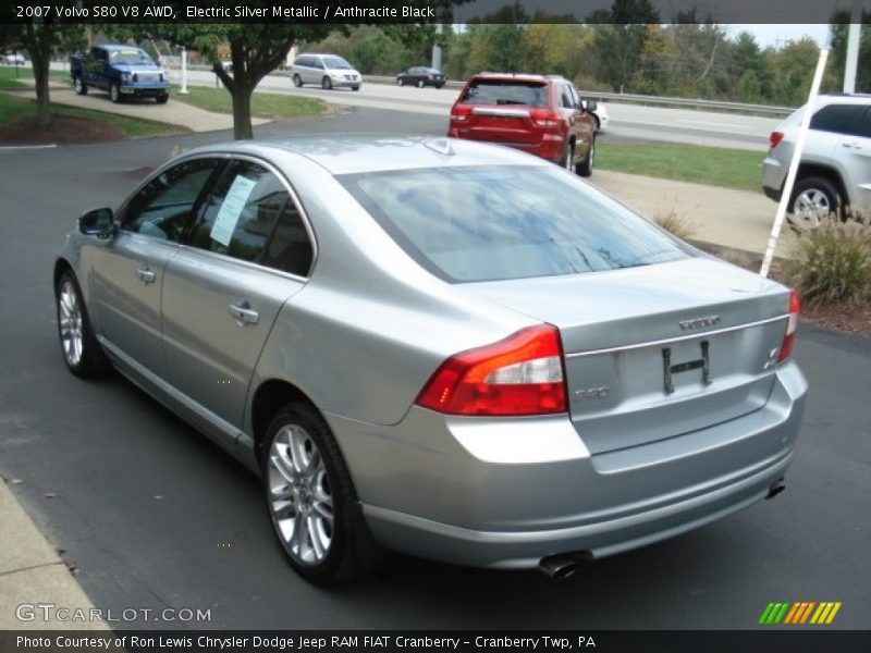 Electric Silver Metallic / Anthracite Black 2007 Volvo S80 V8 AWD