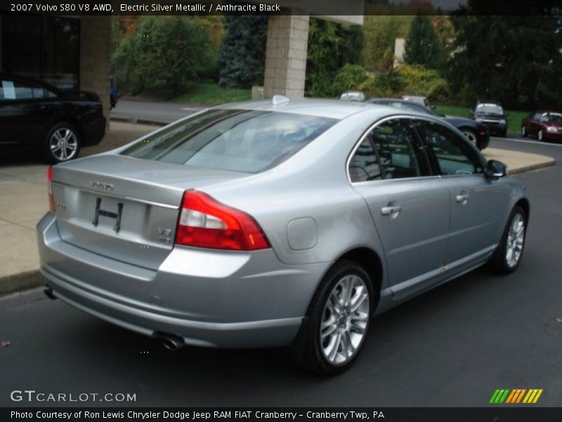 Electric Silver Metallic / Anthracite Black 2007 Volvo S80 V8 AWD