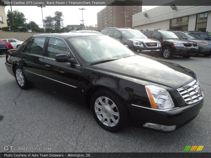 Black Raven / Titanium/Dark Titanium 2009 Cadillac DTS Luxury