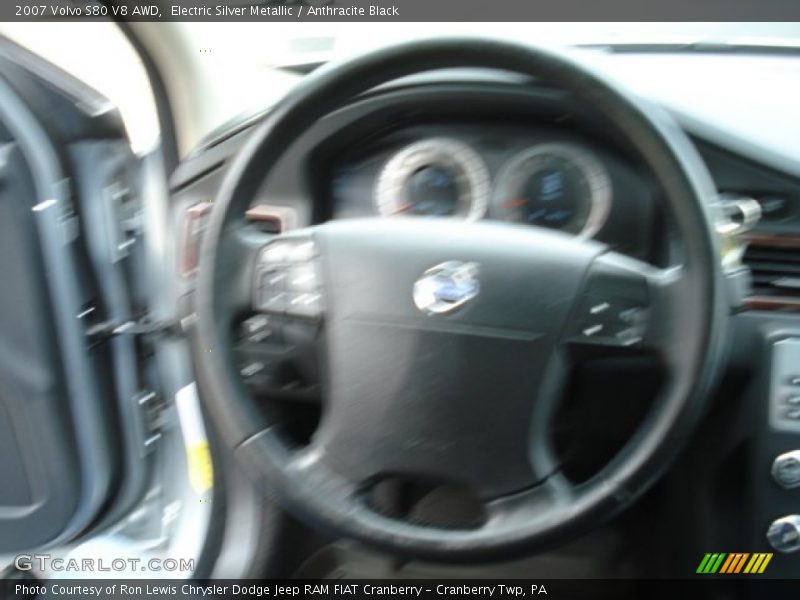 Electric Silver Metallic / Anthracite Black 2007 Volvo S80 V8 AWD
