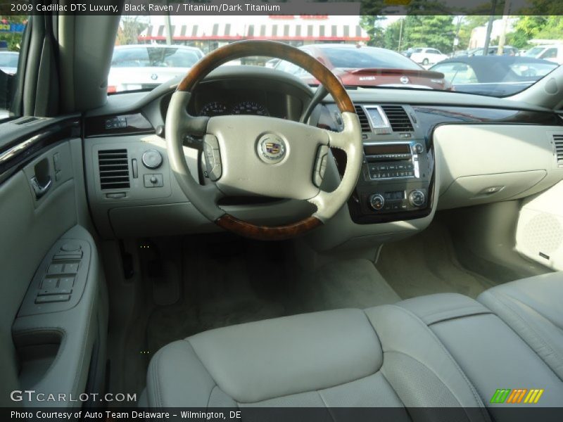 Black Raven / Titanium/Dark Titanium 2009 Cadillac DTS Luxury