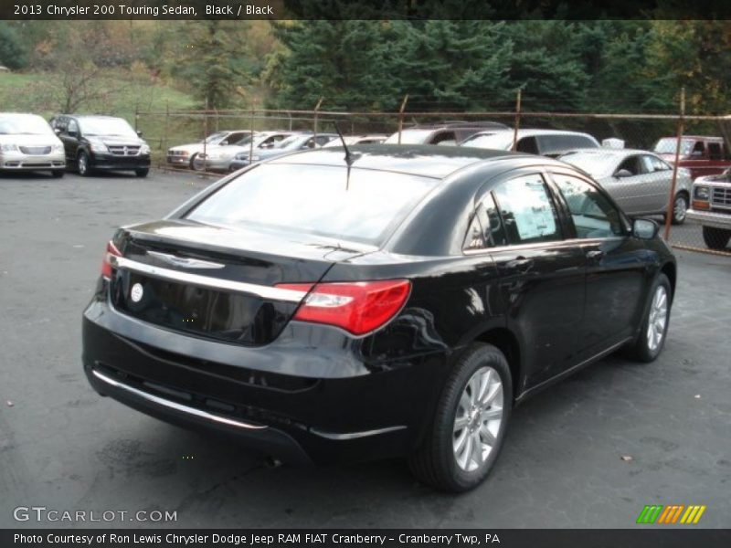 Black / Black 2013 Chrysler 200 Touring Sedan