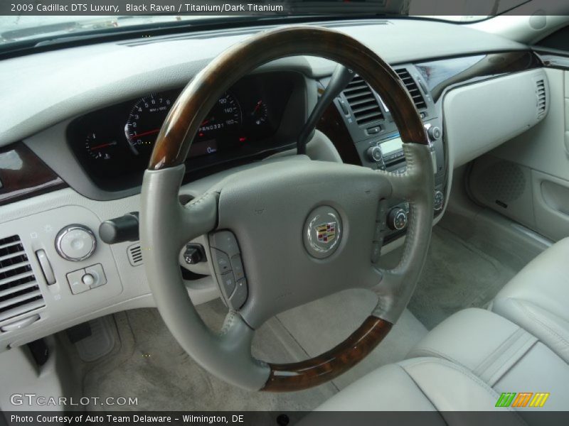 Black Raven / Titanium/Dark Titanium 2009 Cadillac DTS Luxury