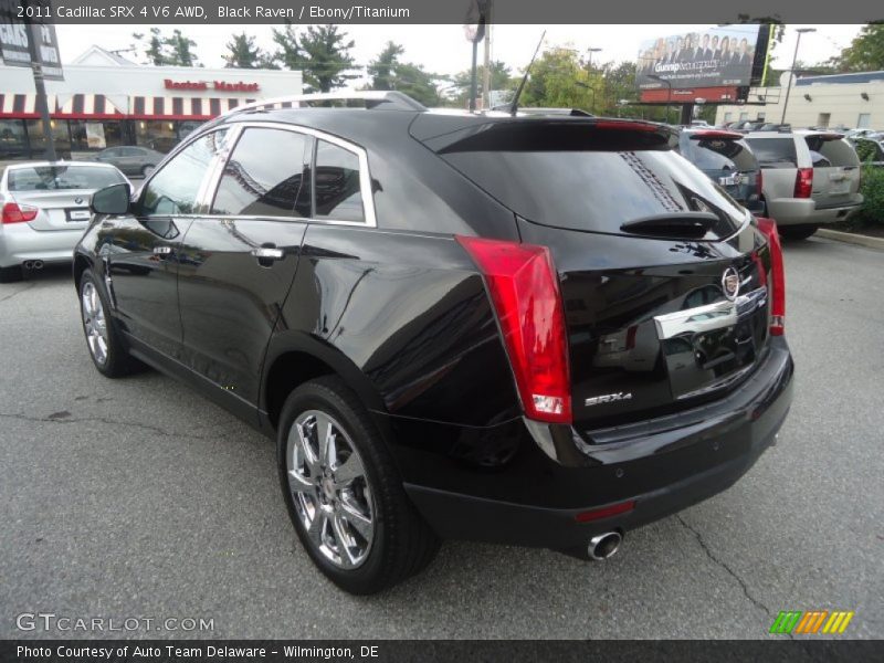 Black Raven / Ebony/Titanium 2011 Cadillac SRX 4 V6 AWD