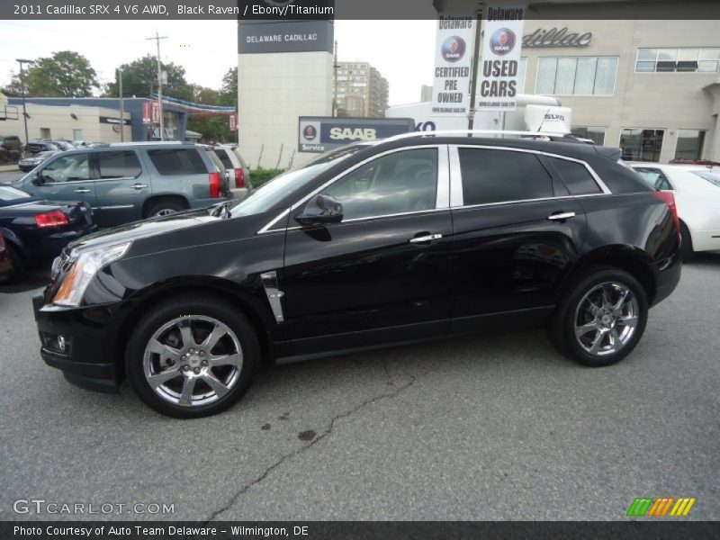 Black Raven / Ebony/Titanium 2011 Cadillac SRX 4 V6 AWD