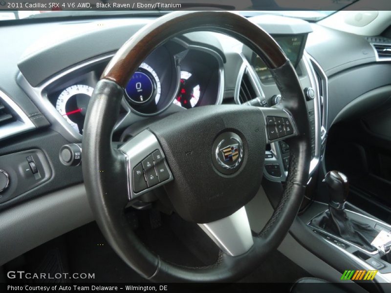 Black Raven / Ebony/Titanium 2011 Cadillac SRX 4 V6 AWD