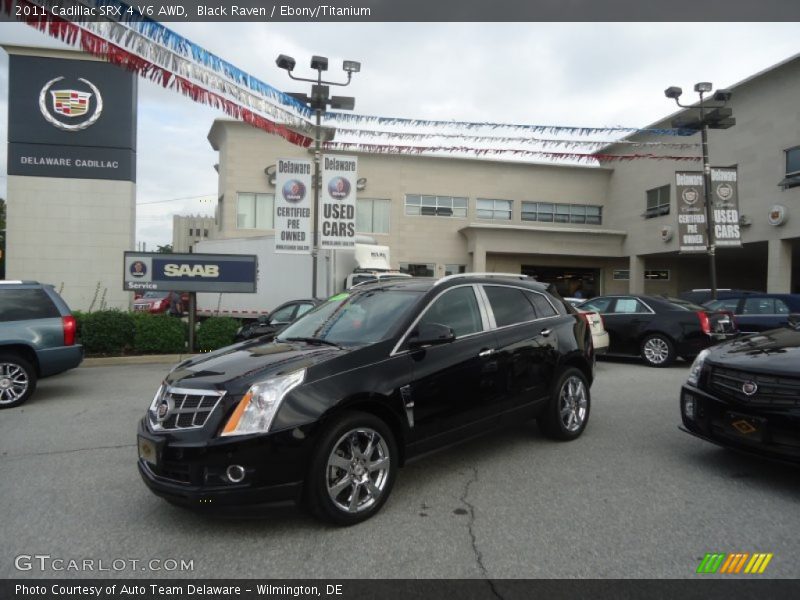 Black Raven / Ebony/Titanium 2011 Cadillac SRX 4 V6 AWD
