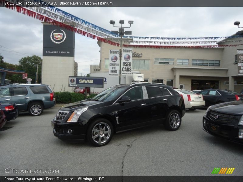 Black Raven / Ebony/Titanium 2011 Cadillac SRX 4 V6 AWD