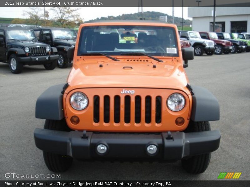 Crush Orange / Black 2013 Jeep Wrangler Sport 4x4