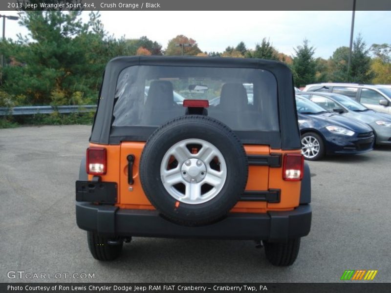 Crush Orange / Black 2013 Jeep Wrangler Sport 4x4