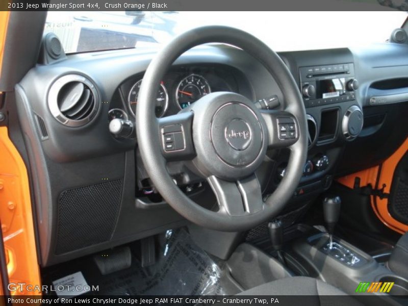 Crush Orange / Black 2013 Jeep Wrangler Sport 4x4