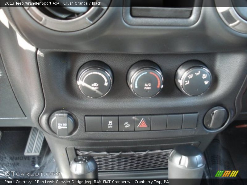 Crush Orange / Black 2013 Jeep Wrangler Sport 4x4