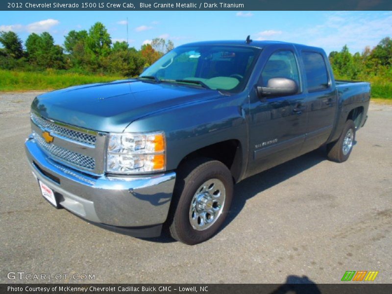 Blue Granite Metallic / Dark Titanium 2012 Chevrolet Silverado 1500 LS Crew Cab