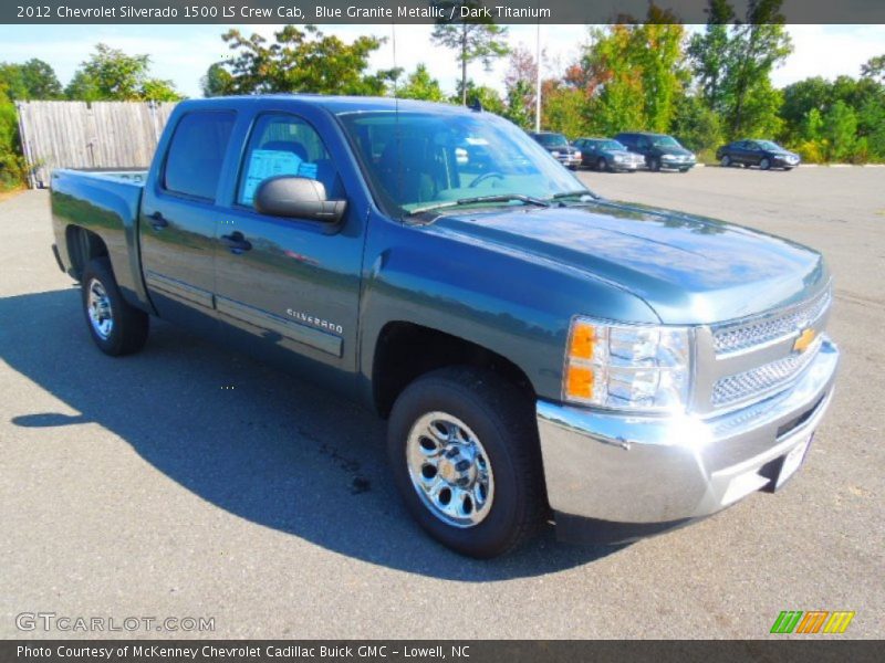 Blue Granite Metallic / Dark Titanium 2012 Chevrolet Silverado 1500 LS Crew Cab