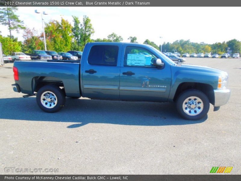 Blue Granite Metallic / Dark Titanium 2012 Chevrolet Silverado 1500 LS Crew Cab