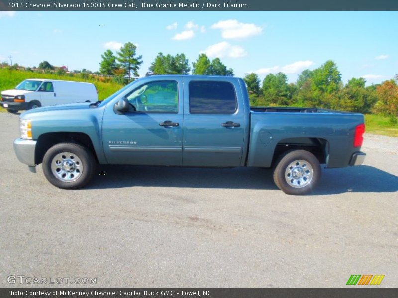 Blue Granite Metallic / Dark Titanium 2012 Chevrolet Silverado 1500 LS Crew Cab