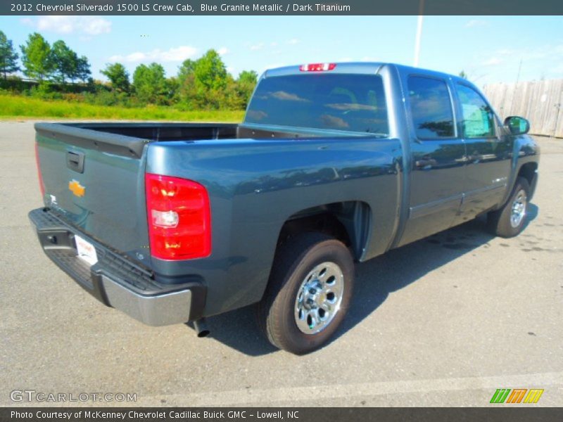 Blue Granite Metallic / Dark Titanium 2012 Chevrolet Silverado 1500 LS Crew Cab