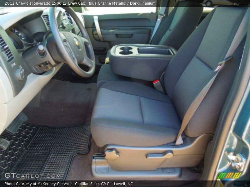 Blue Granite Metallic / Dark Titanium 2012 Chevrolet Silverado 1500 LS Crew Cab