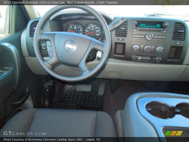 Blue Granite Metallic / Dark Titanium 2012 Chevrolet Silverado 1500 LS Crew Cab