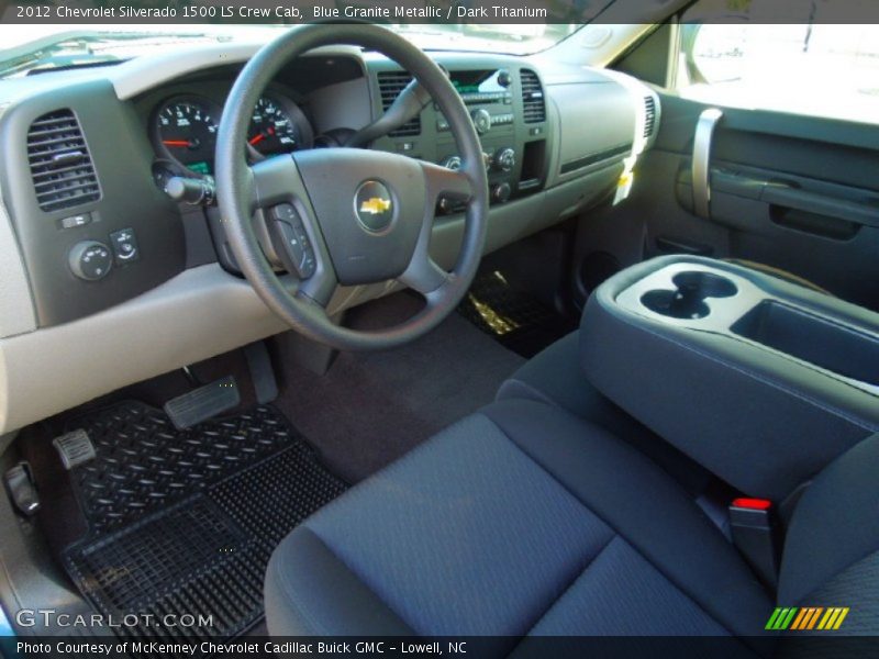 Blue Granite Metallic / Dark Titanium 2012 Chevrolet Silverado 1500 LS Crew Cab