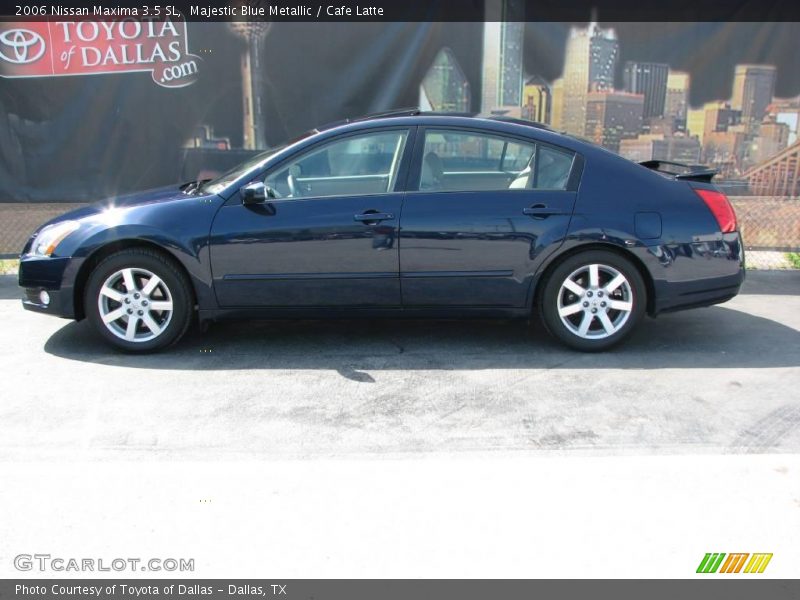Majestic Blue Metallic / Cafe Latte 2006 Nissan Maxima 3.5 SL