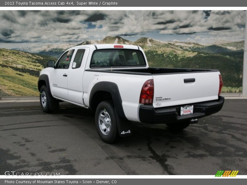 Super White / Graphite 2013 Toyota Tacoma Access Cab 4x4