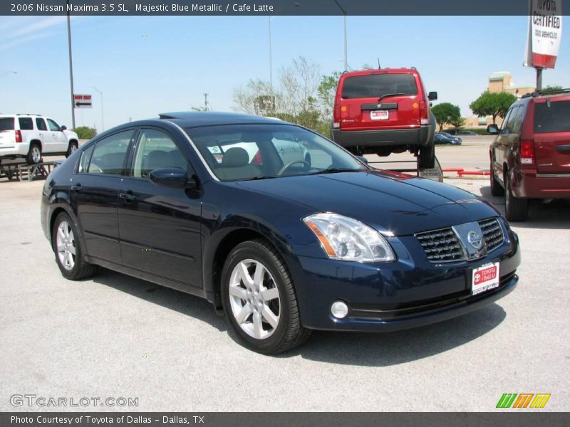 Majestic Blue Metallic / Cafe Latte 2006 Nissan Maxima 3.5 SL