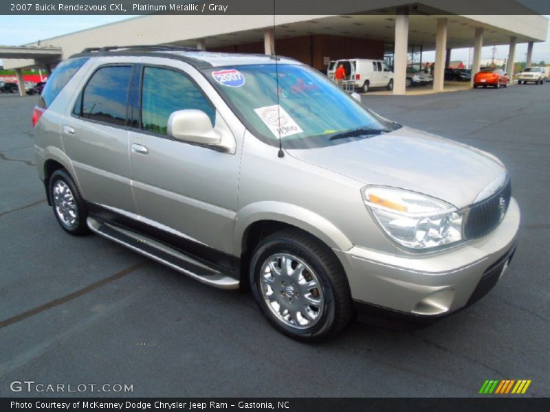 Platinum Metallic / Gray 2007 Buick Rendezvous CXL