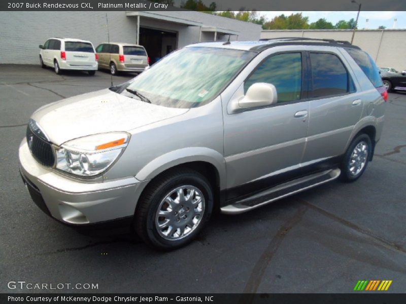 Platinum Metallic / Gray 2007 Buick Rendezvous CXL