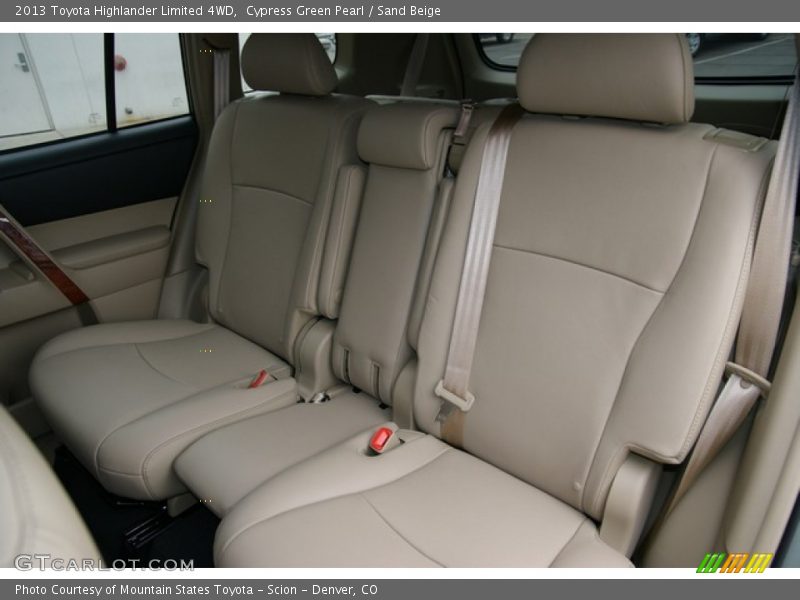 Cypress Green Pearl / Sand Beige 2013 Toyota Highlander Limited 4WD