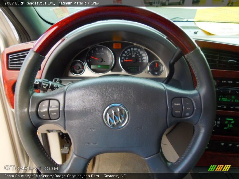 Platinum Metallic / Gray 2007 Buick Rendezvous CXL